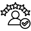 Satisfait ou remboursé icon